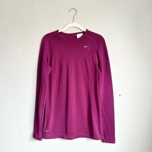 Nike | Women’s‎ NikeFIT DRY Purple Performance Long Sleeve Top EUC Size Large